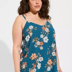 Torrid Sophie Swing Cami Nolie Floral Size 3